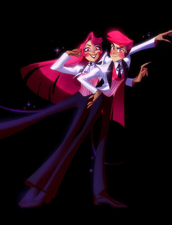 Royal siblings [This sample is not reflective of the final output pixel quality. Check information page (i) for deliverable details.]